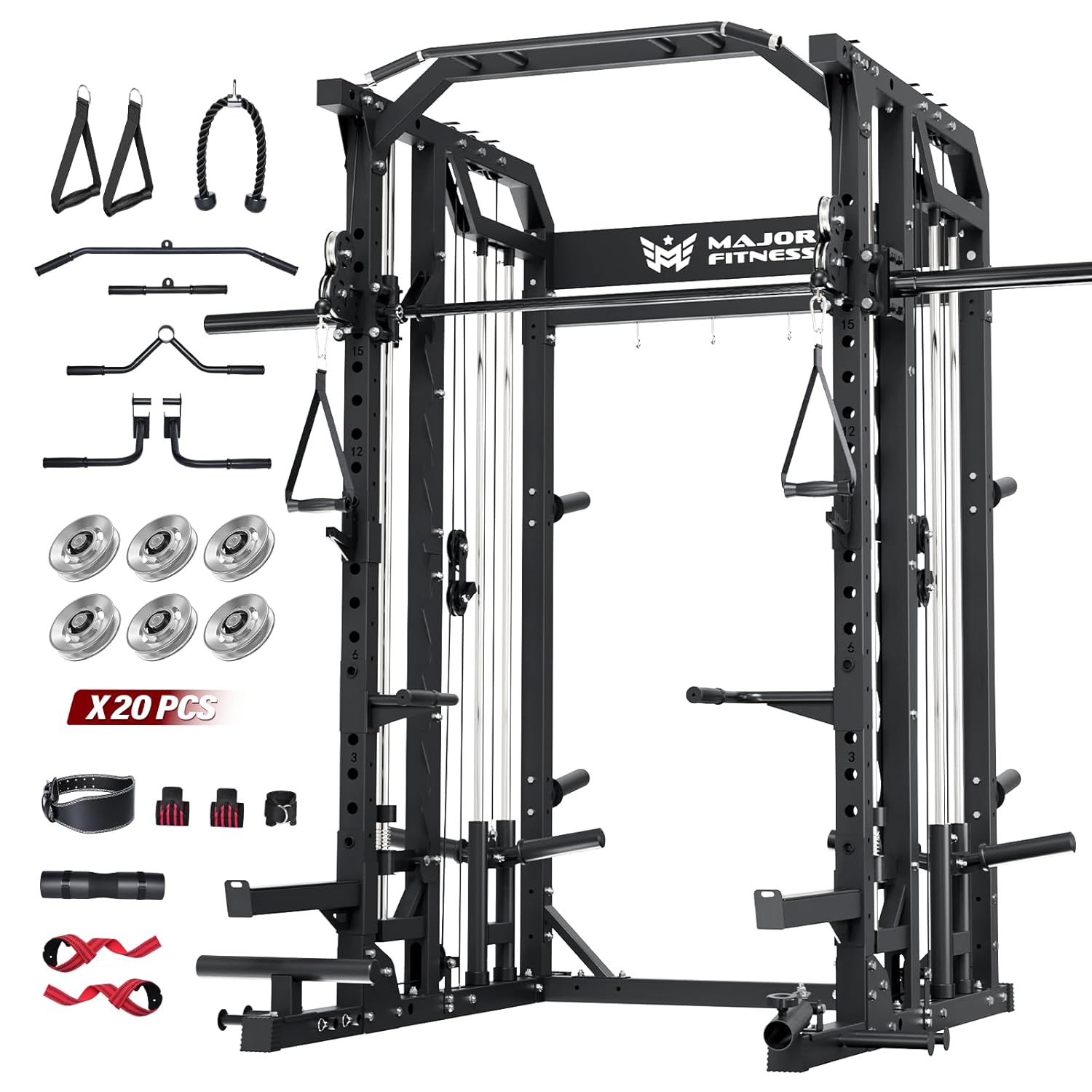 Home Gym With Leg Press - Smith Machine Home Gym Squat Rack