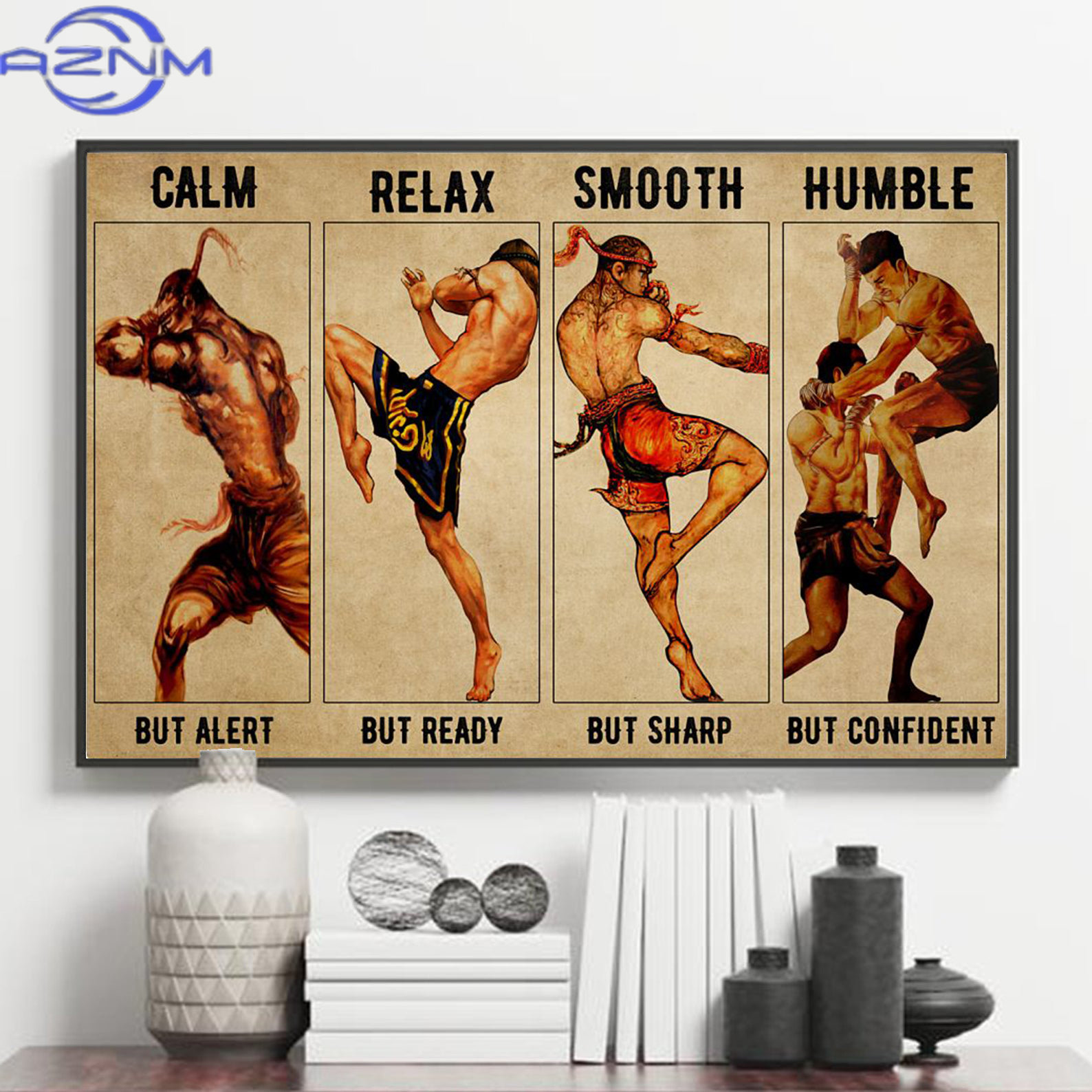 AZNM Four Moves of Muay Thai P - đánh giá và giá Home Gym Japan