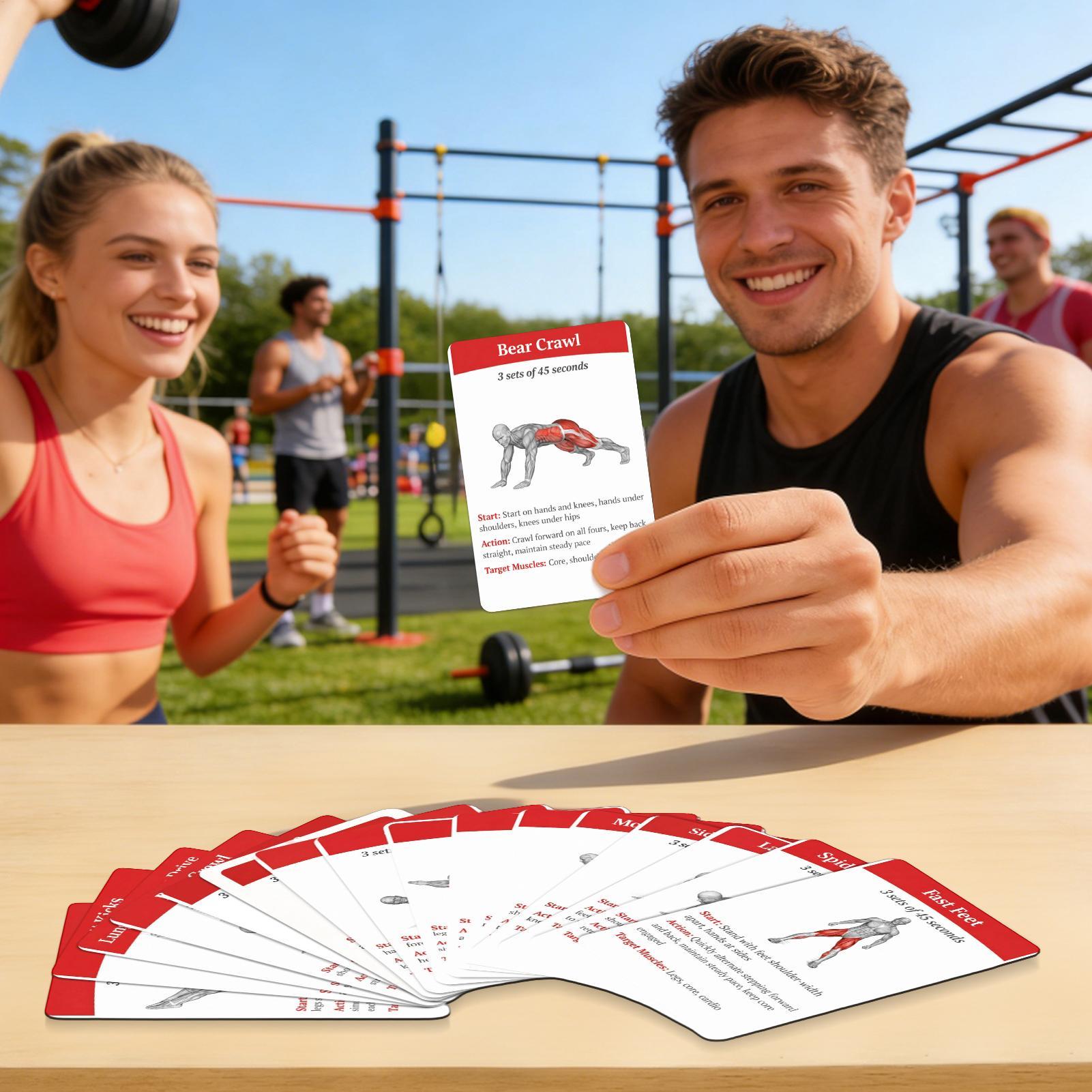 Workout Cards Exercise Deck 36 - đánh giá và giá Home Gym Kit