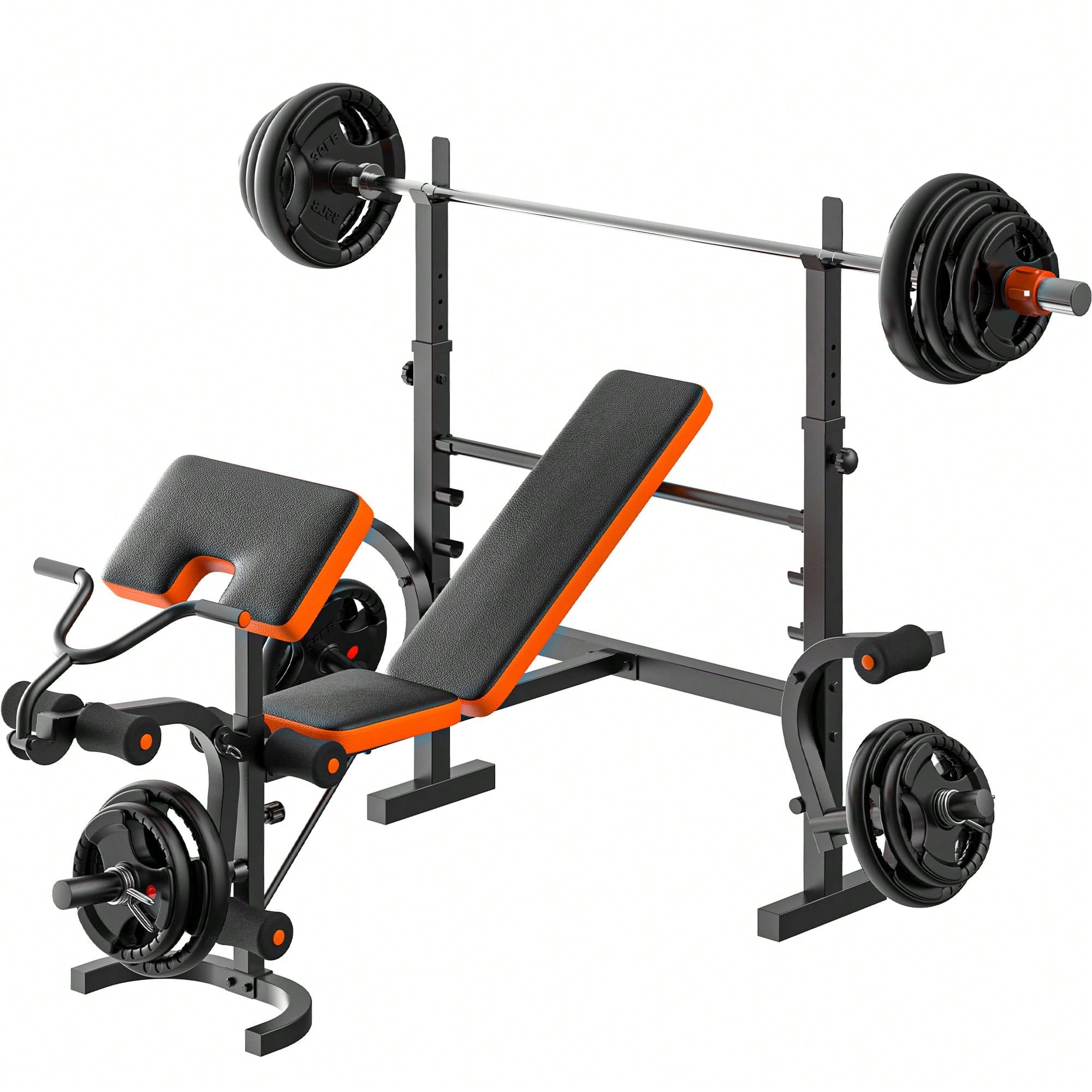 GIKPAL Weight Bench, Bench Pre - đánh giá và giá Home Gym With Leg Press