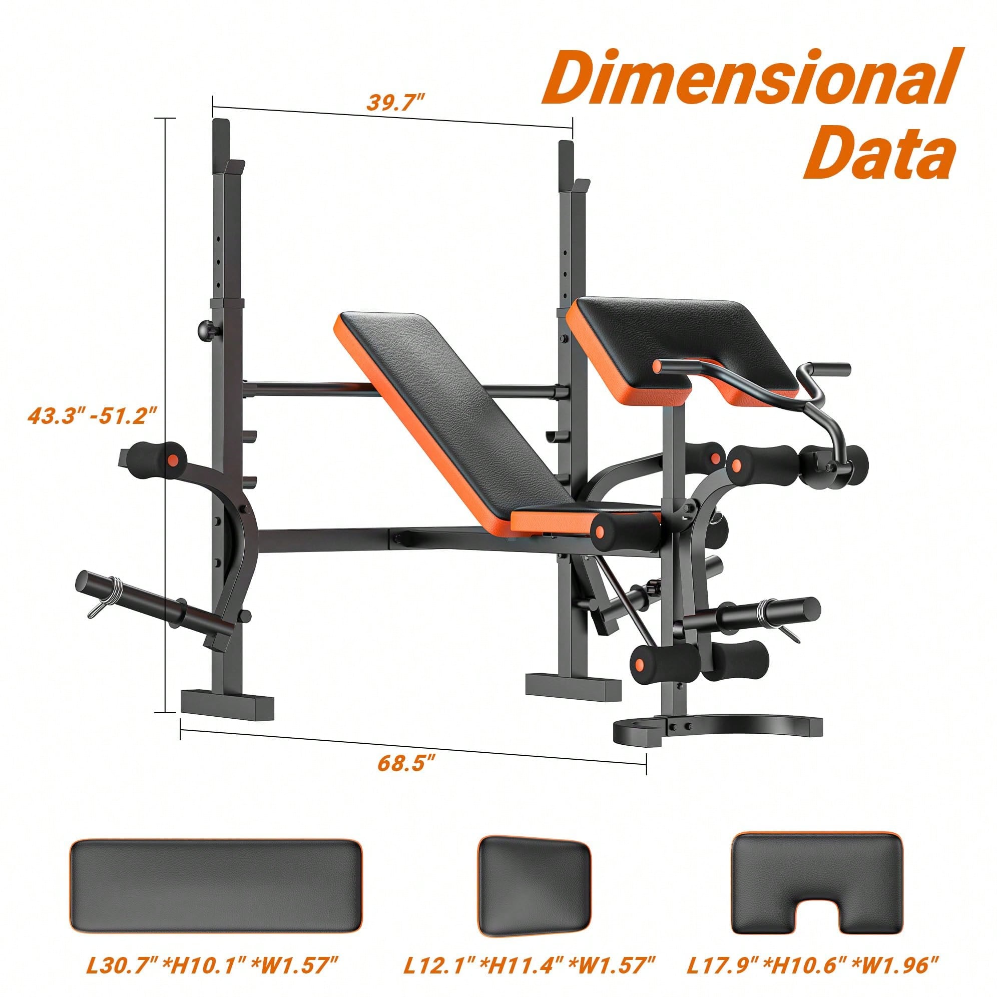 GIKPAL Weight Bench, Bench Pre - đánh giá và giá Home Gym With Leg Press