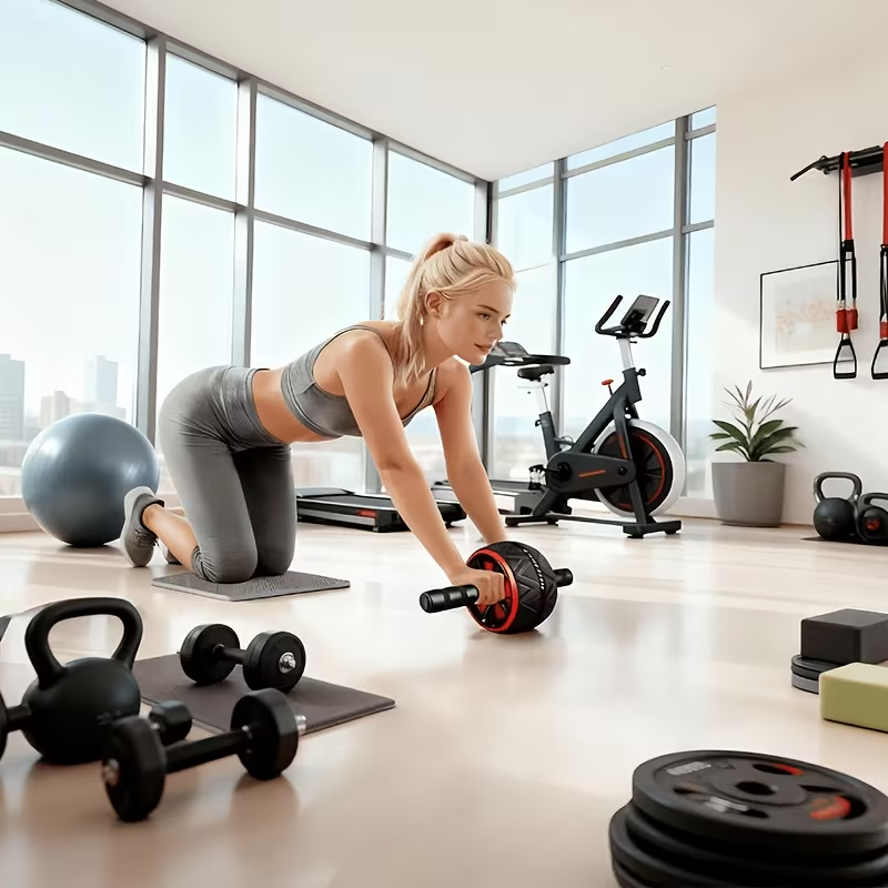 Ab Roller Wheel and Knee Mat,  - đánh giá và giá Home Gym Academy