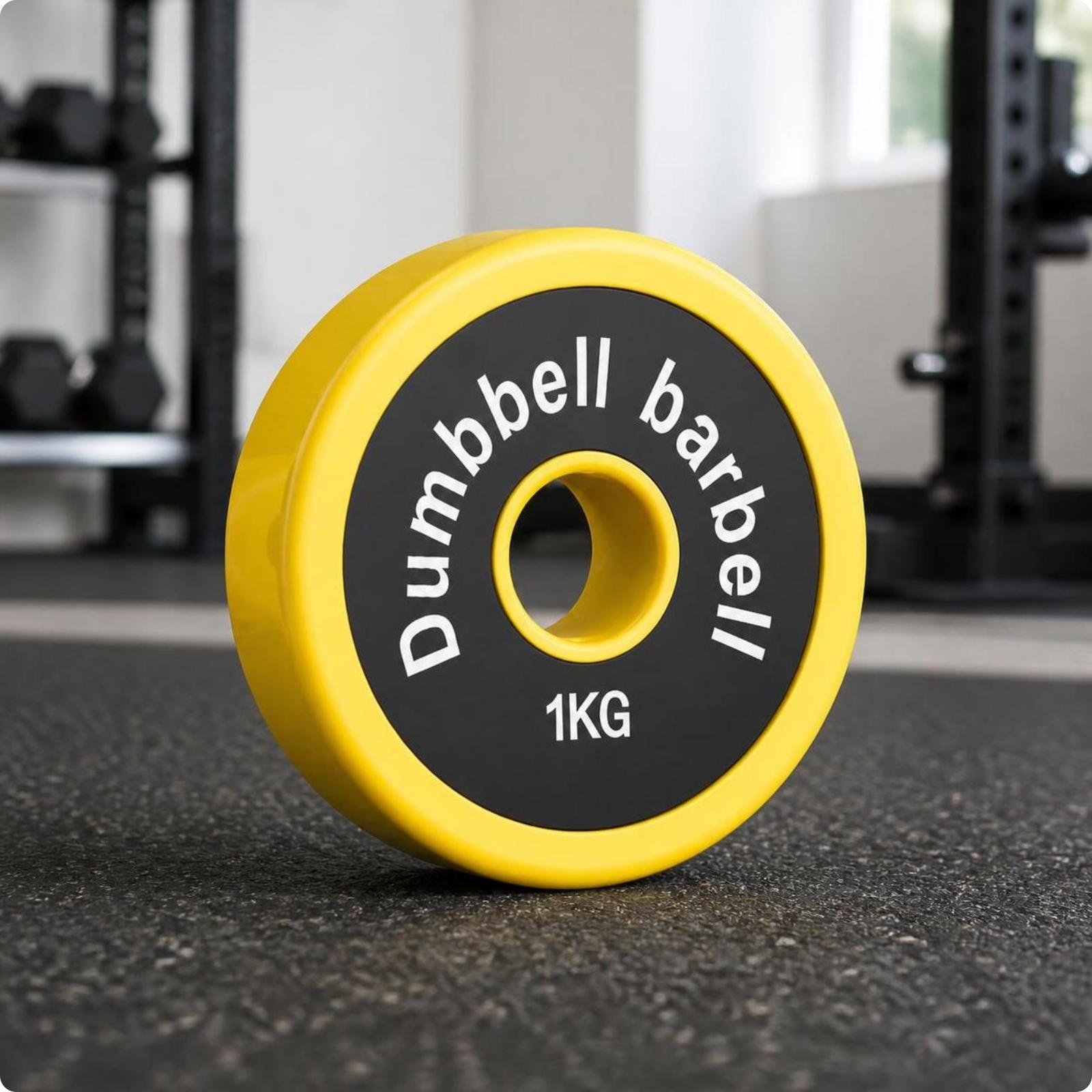Home Gym Rubber Weight Plate C - đánh giá và giá Home Gym Yellow