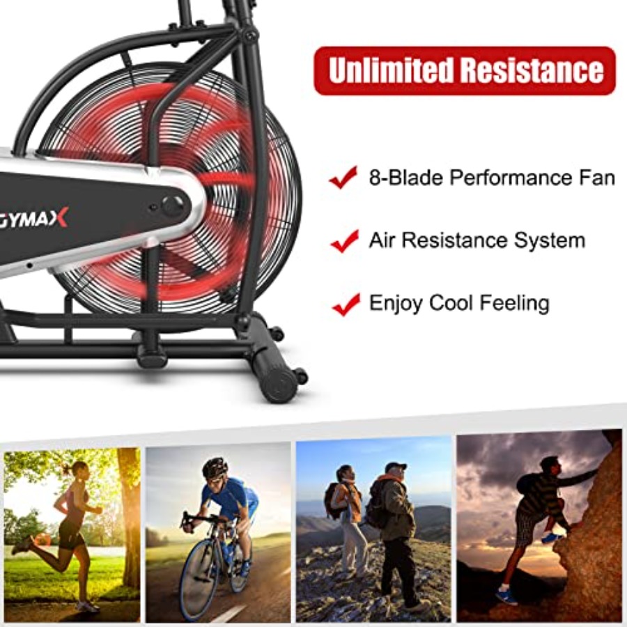 Home gym cardio training: fan  - đánh giá và giá Home Gym Bike