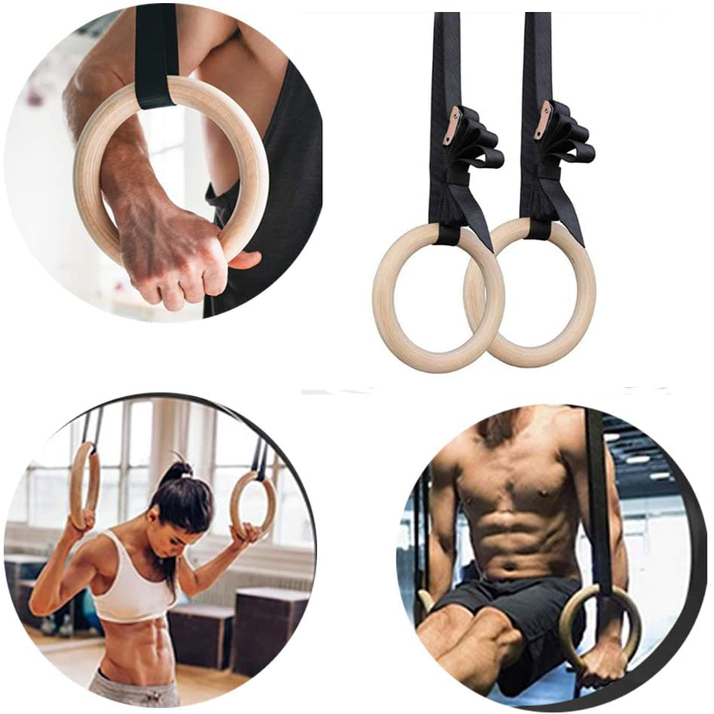 28/32MM Fitness Wooden Gymnast - đánh giá và giá Gymnastic Rings Wooden
