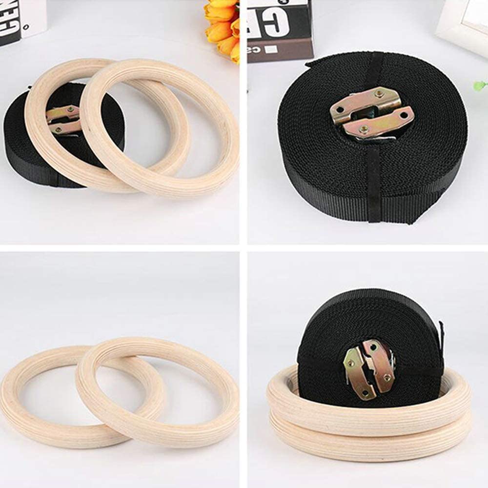 28/32MM Fitness Wooden Gymnast - đánh giá và giá Gymnastic Rings Wooden