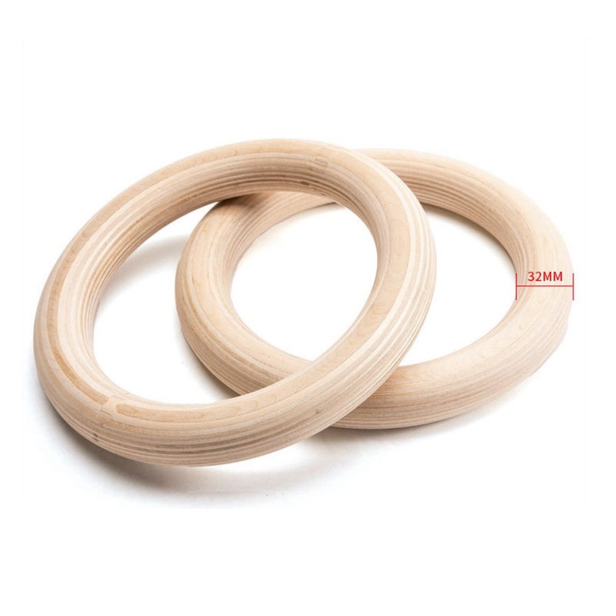 Summer sale  2Pcs Wooden Porta - đánh giá và giá Gymnastic Rings Wooden