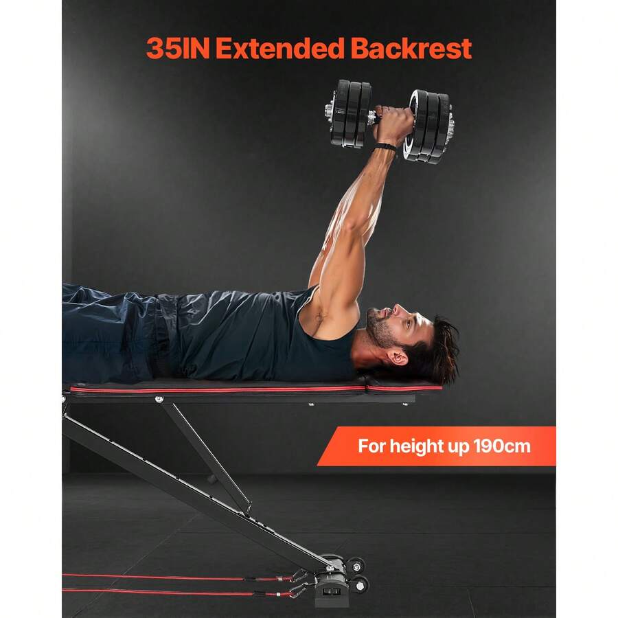 Weight Bench, 800lbs Adjustabl - đánh giá và giá Home Gym With Leg Press