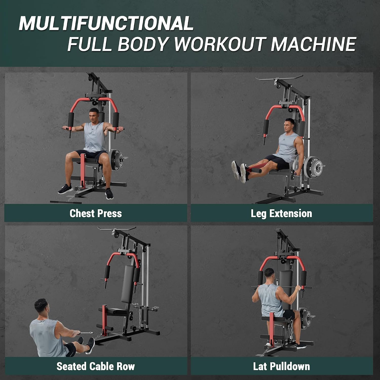 Full-Body Home Gym Machine wit - đánh giá và giá Home Gym With Leg Press