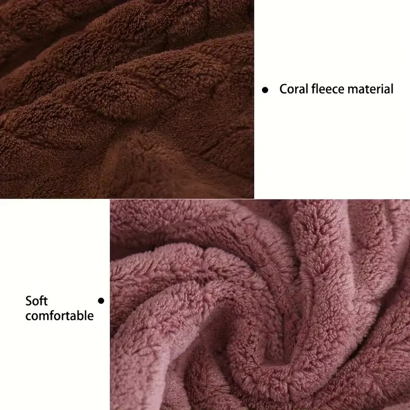 6Pcs Thick Coral Velvet Towel  - đánh giá và giá Home Gym Nala