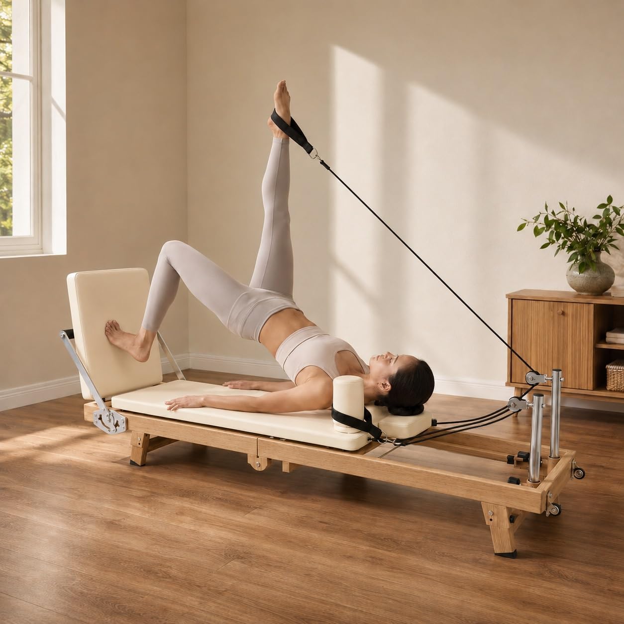 75 Inch Foldable Pilates Refor - đánh giá và giá Home Gym Nala