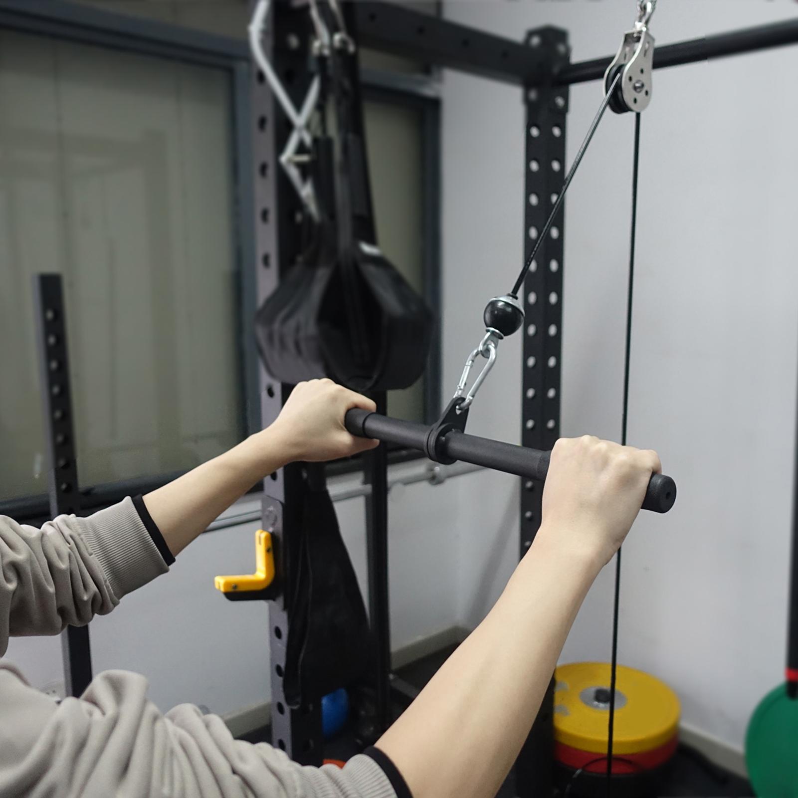 Revolving Straight Bar LAT Hig - đánh giá và giá Lat Pulldown Cable