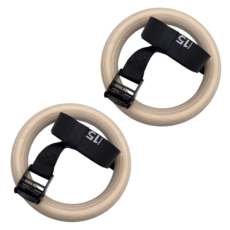Q84C Gỗ Có Thể Điều Chỉnh Thể  - đánh giá và giá Gymnastic Rings Wooden