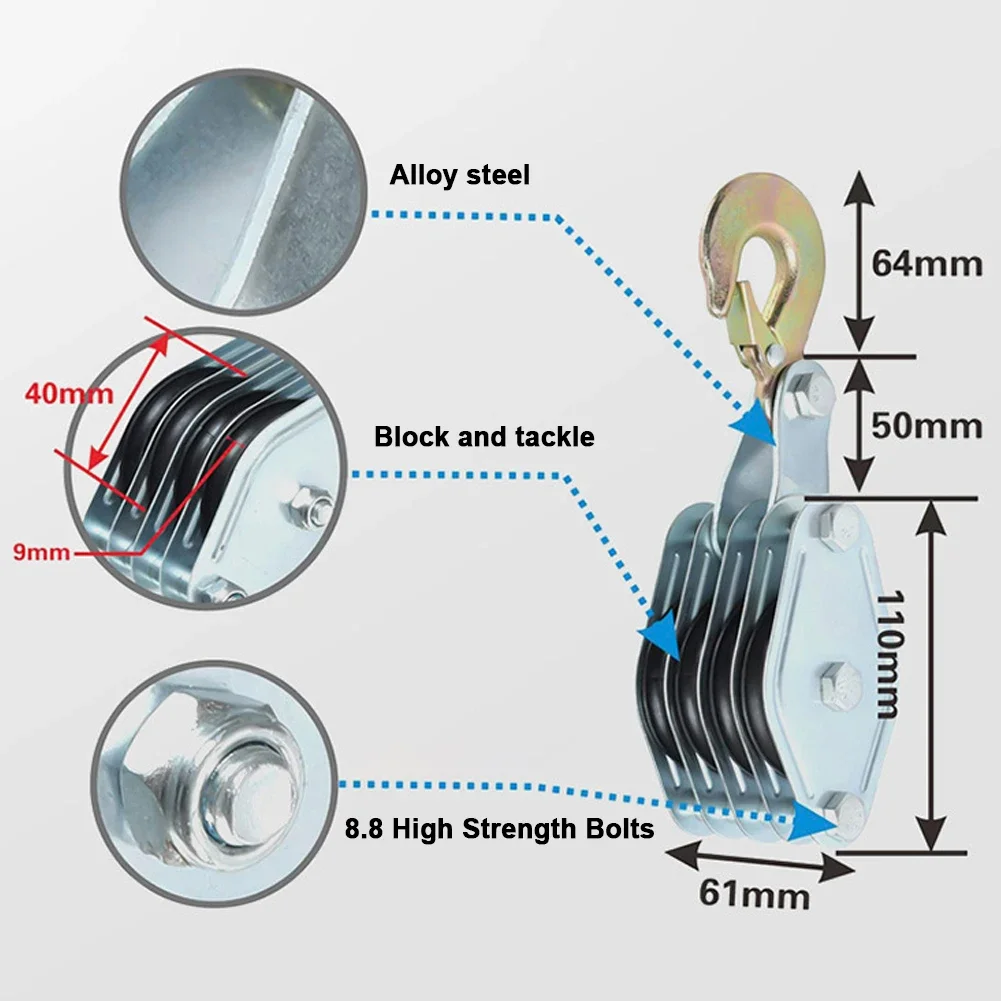 270° Rotatable Rope Pulley Blo - đánh giá và giá Pull Up Bar Tower