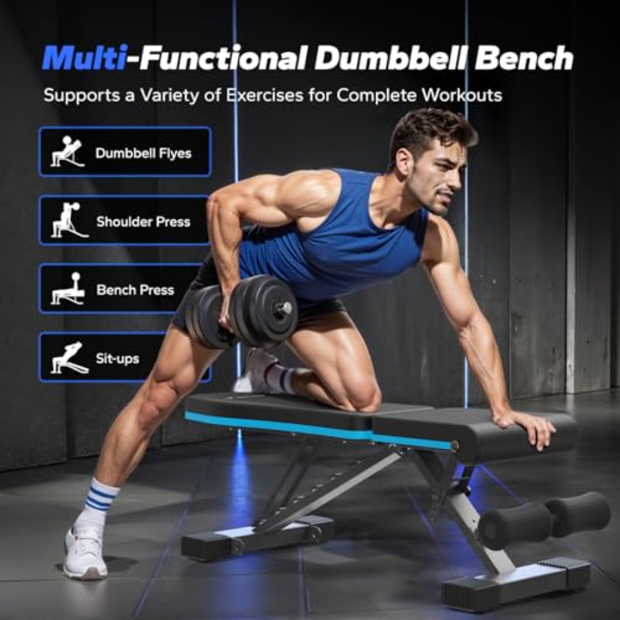 Foldable Weight Bench for Home - đánh giá và giá Home Gym With Leg Press