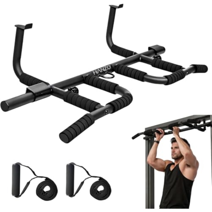 Doorway Pull Up Bar Set with S - đánh giá và giá Home Gym Setup
