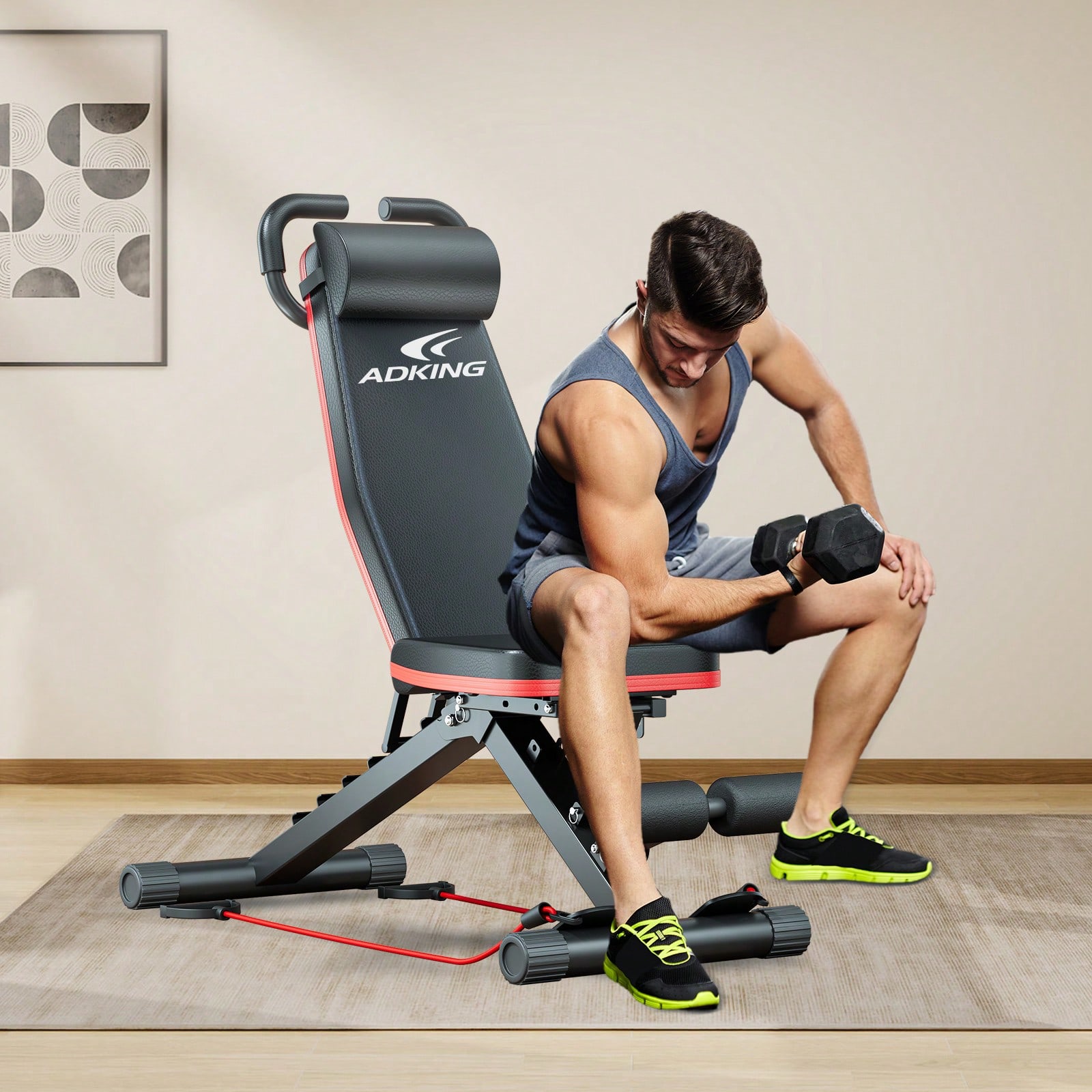 Standard Weight Bench, Bench P - đánh giá và giá Home Gym With Leg Press