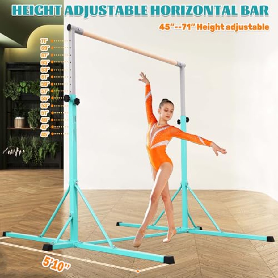 Gymnastics Bar for home gym tr - đánh giá và giá Gymnastic Rings Wooden