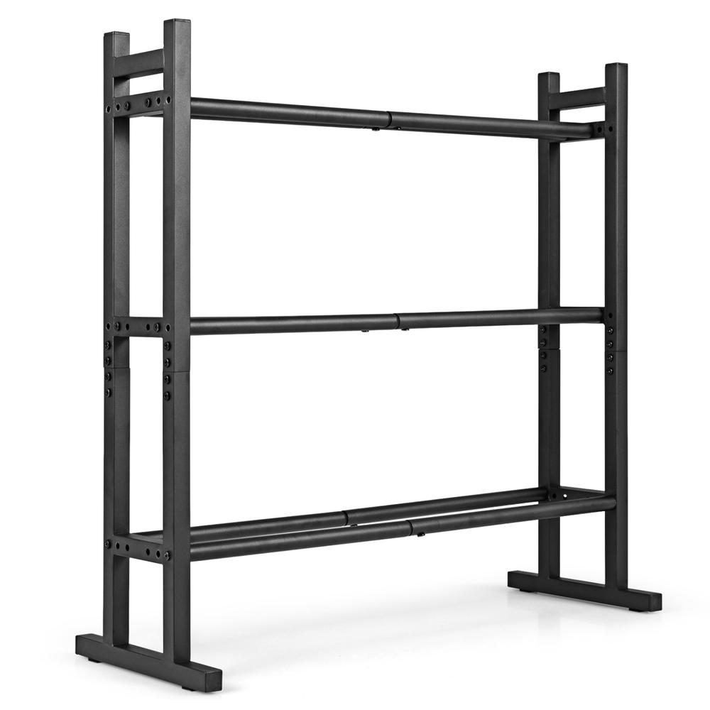 Heavy Duty 3-Tier Dumbbell Rac - đánh giá và giá Home Gym Weights