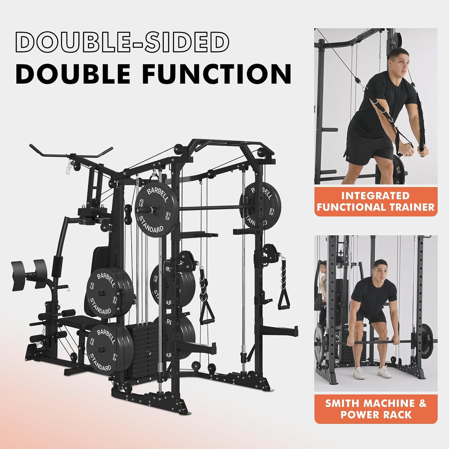 Dual-Station SmithΔ Machine Po - đánh giá và giá Home Gym All In One