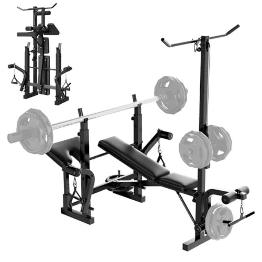 Home Gym Weight Bench Set: Ste - đánh giá và giá Home Gym With Leg Press