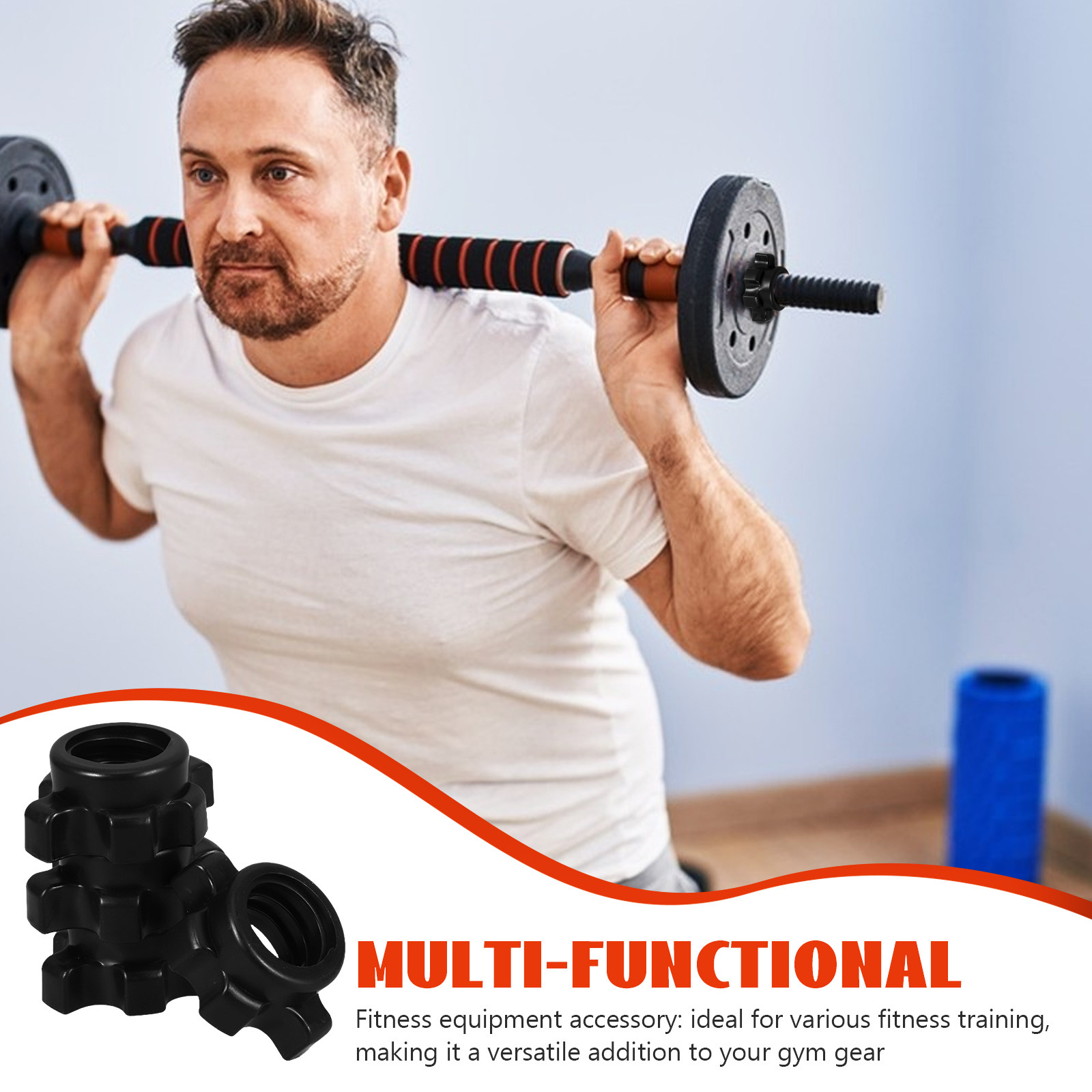 4 Pcs Plastic Nut Dumbbell Bar - đánh giá và giá Home Gym Academy