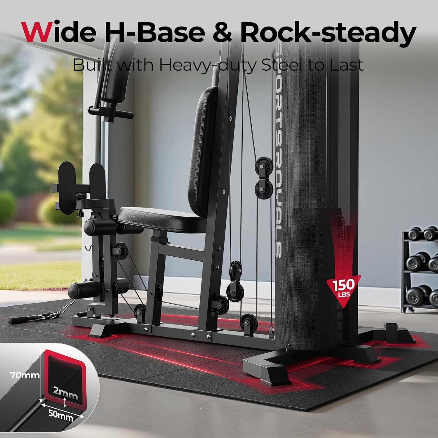 Home Gym, Multifunctional Work - đánh giá và giá Home Gym With Leg Press
