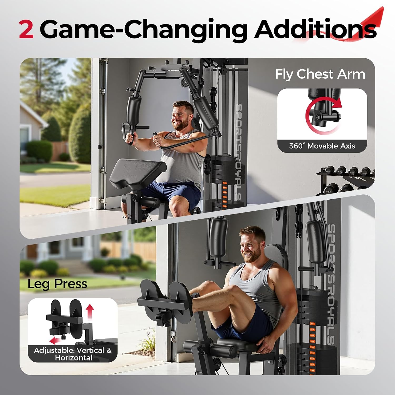Home Gym, Multifunctional Work - đánh giá và giá Home Gym With Leg Press