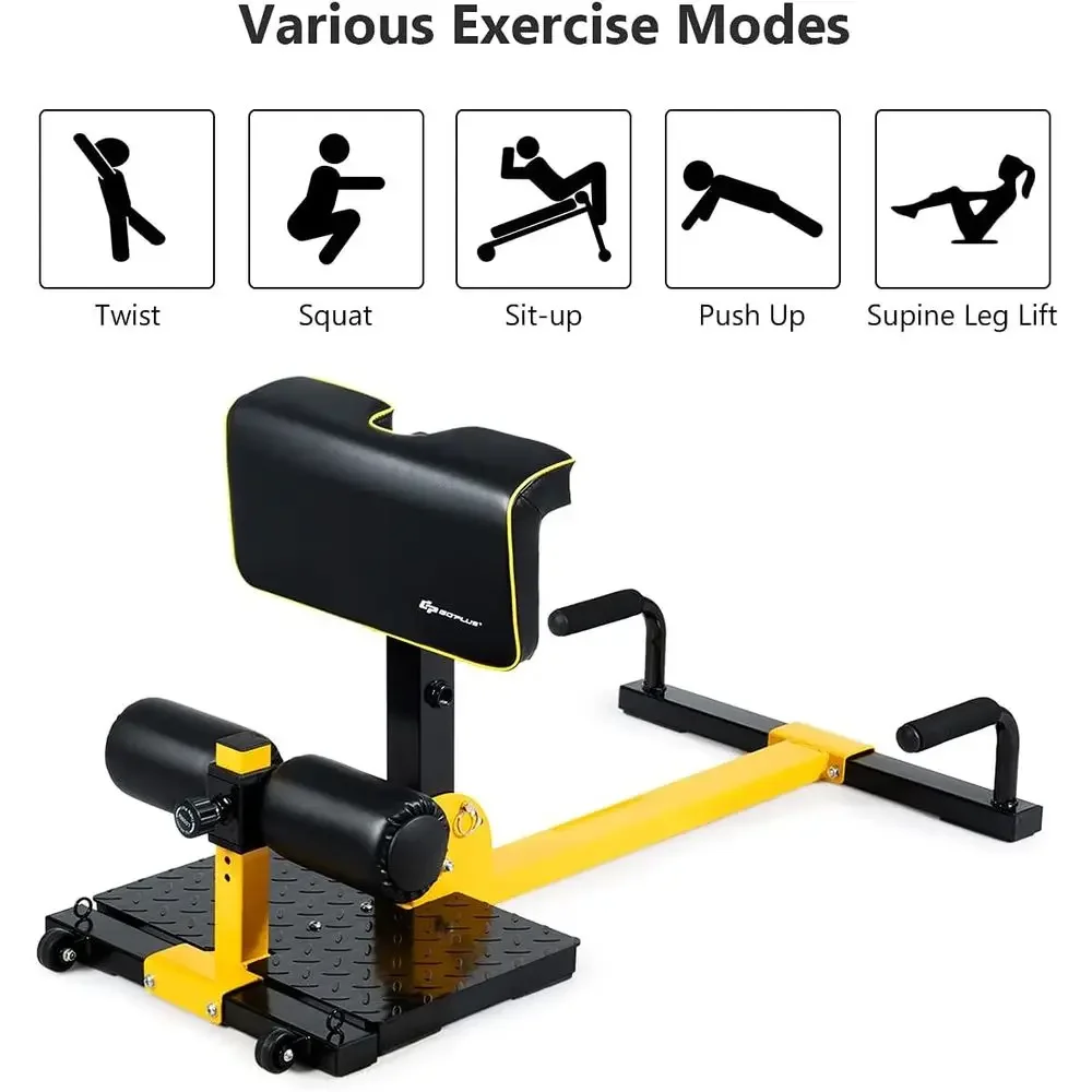 8-in-1 Multi-Functional Squat, - đánh giá và giá Home Gym Yellow
